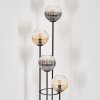 Koyoto Golvlampa 30 cm Amber, Klart, Rökfärger, 4-ljuskällor