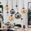 Gastor Pendellampa, kullampa, Pendelbelysning Amber, Klart, Rökfärger, 8-ljuskällor