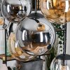 Gastor Pendellampa, kullampa, Pendelbelysning Amber, Klart, Rökfärger, 8-ljuskällor
