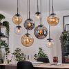 Gastor Pendellampa, kullampa, Pendelbelysning Amber, Klart, Rökfärger, 8-ljuskällor