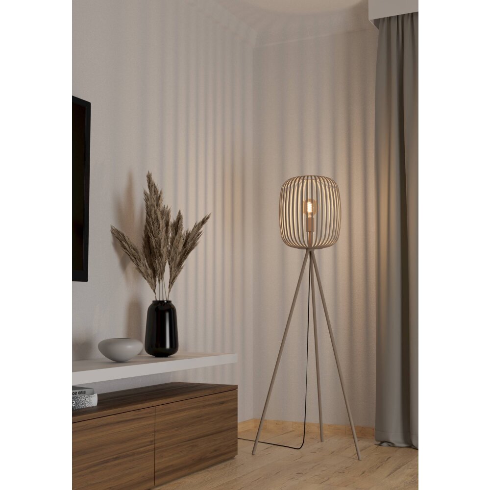 Eglo Lampor ROMAZZINA Golvlampa Sandfärgad, 1-ljuskällor main product photo