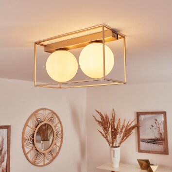 Finnseter Taklampa Champagne Färger, 2-ljuskällor