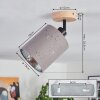 Lendemarke Taklampa, Takstrålkastare Naturfärger, Svart, 1-ljuskällor