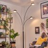 Nikkala Golvlampa Marmor, Svart, 3-ljuskällor