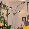 Nikkala Golvlampa Marmor, Svart, 3-ljuskällor