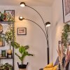 Nikkala Golvlampa Marmor, Svart, 3-ljuskällor