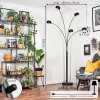 Nikkala Golvlampa Marmor, Svart, 5-ljuskällor