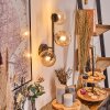 Chehalis kullampa, Vägglampa Amber, Klart, 3-ljuskällor