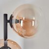 Chehalis kullampa, Vägglampa 33 cm Amber, Klart, 3-ljuskällor