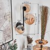 Chehalis kullampa, Vägglampa Amber, 3-ljuskällor