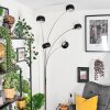Nikkala Golvlampa Krom, Marmor, Vit, 5-ljuskällor