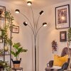 Nikkala Golvlampa Krom, Marmor, Vit, 5-ljuskällor