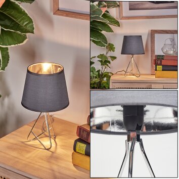 Cuan Bordslampa Silver, 1-ljuskällor