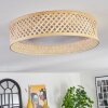 Barroco Taklampa LED Naturfärger, Vit, 1-ljuskällor, Fjärrkontroll