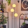 Gastor Golvlampa 30 cm Trä ljus, Svart, 3-ljuskällor
