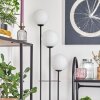 Gastor Golvlampa 30 cm Trä ljus, Svart, 3-ljuskällor