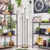 Gastor Golvlampa 30 cm Trä ljus, Svart, 3-ljuskällor