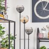 Koyoto Golvlampa 30 cm Trä ljus, Svart, 3-ljuskällor