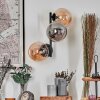 Chehalis kullampa, Vägglampa Amber, Rökfärger, 3-ljuskällor