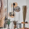 Chehalis kullampa, Vägglampa Amber, Rökfärger, 3-ljuskällor