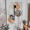Chehalis kullampa, Vägglampa Amber, Rökfärger, 3-ljuskällor