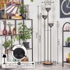Gastor Golvlampa 30 cm Trä ljus, Svart, 3-ljuskällor