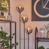 Gastor Golvlampa 30 cm Trä ljus, Svart, 3-ljuskällor