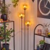 Kyoto Golvlampa Trä ljus, Svart, 3-ljuskällor