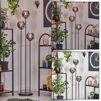 Koyoto Golvlampa Svart, 3-ljuskällor Koyoto Golvlampa Svart, 3-ljuskällor