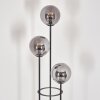 Gastor Golvlampa Svart, 3-ljuskällor