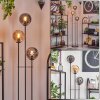Gastor Golvlampa Svart, 3-ljuskällor