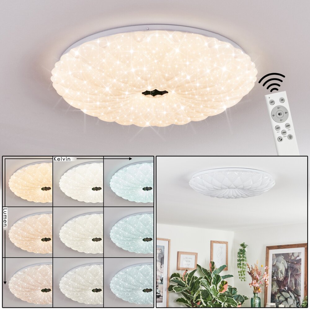 Cyran Taklampa LED Vit, 1-ljuskällor, Fjärrkontroll main product photo