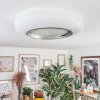 Dayen Taklampa LED Silver, Vit, 1-ljuskällor, Fjärrkontroll