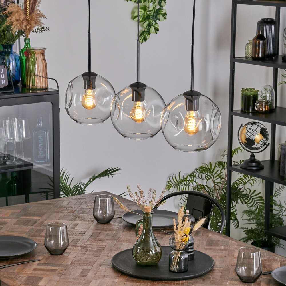 Ripoll Pendellampa, kullampa, Pendelbelysning Klart, 3-ljuskällor main product photo