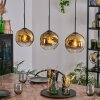 Ripoll Pendellampa, kullampa, Pendelbelysning Guld, Klart, 3-ljuskällor