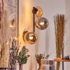 Chehalis kullampa, Vägglampa Amber, Rökfärger, 3-ljuskällor