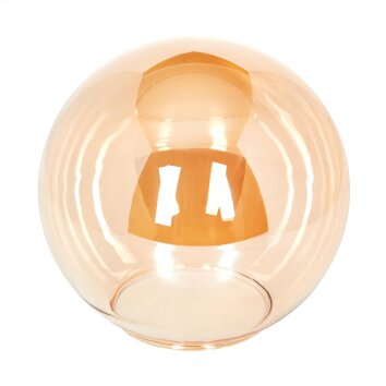 Lampskärm i glas  Gastor Reservglas, reservdel 20 cm Amber