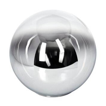 Gastor Reservglas, reservdel 20 cm Krom, Klart, Rökfärger