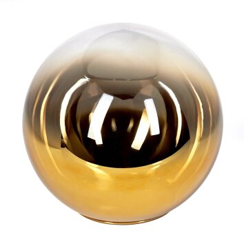 Lampskärm i glas  Gastor Reservglas 20 cm Guld, Klart
