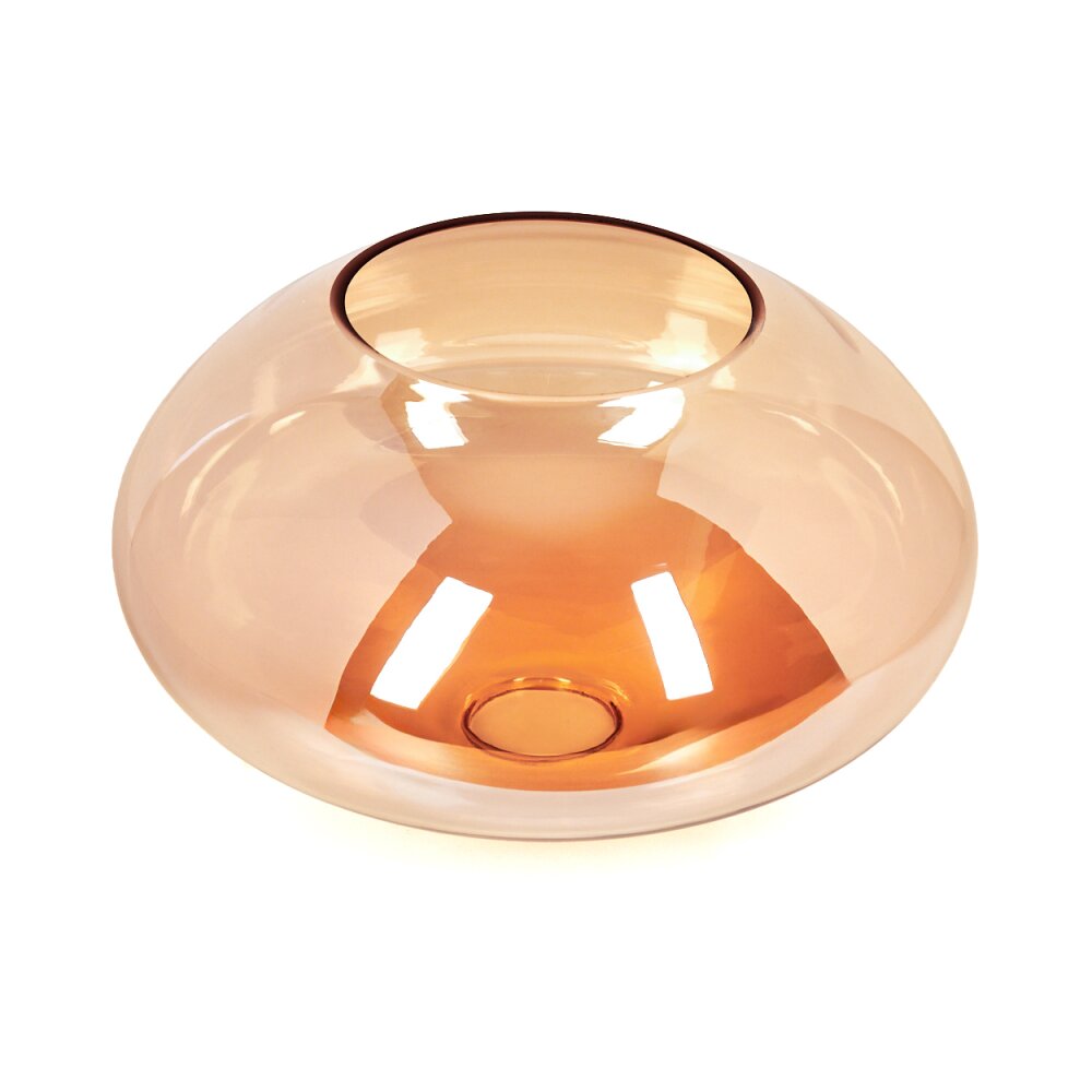 Lampskärm i glas Mertola Reservglas, reservdel Amber main product photo