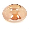 Lampskärm i glas  Mertola Reservglas, reservdel Amber