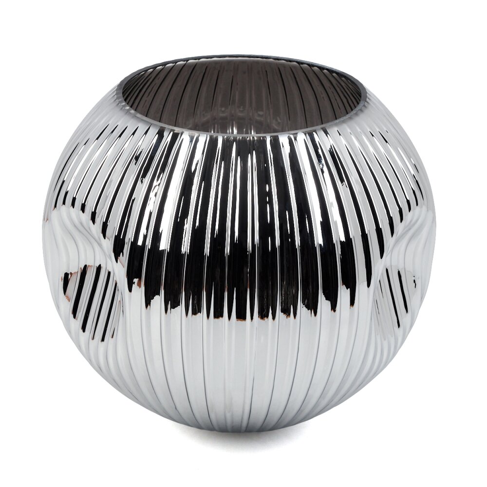 Lampskärm i glas Ripoll Reservglas, reservdel Krom, Rökfärger main product photo