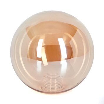 Lampskärm i glas  Remaisnil Reservglas Amber