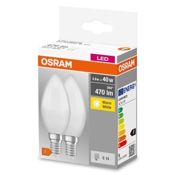 E14 LED 4.9 Watt varmvit 470 Lumen