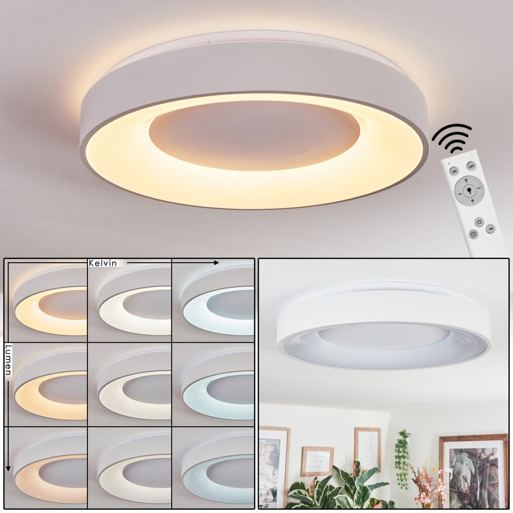 Joren Taklampa, Panel LED Vit, 1-ljuskällor, Fjärrkontroll main product photo