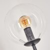 Gastor Golvlampa 30 cm Svart, 3-ljuskällor