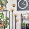 Gastor Golvlampa 30 cm Trä mörkt, Svart, 4-ljuskällor