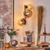 Chehalis kullampa, Vägglampa Amber, Rökfärger, 3-ljuskällor
