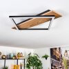 Cabanas Taklampa LED träoptik, Svart, 1-ljuskällor