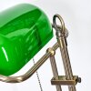 Ragaz bankirlampa, Skrivbordslampa, Bordslampa Antikmässing, 1-ljuskällor